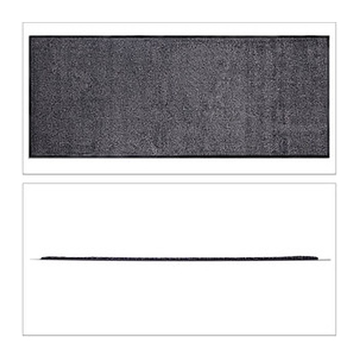 relaxdays Fußmatte schwarz/grau 80,0 x 200,0 cm