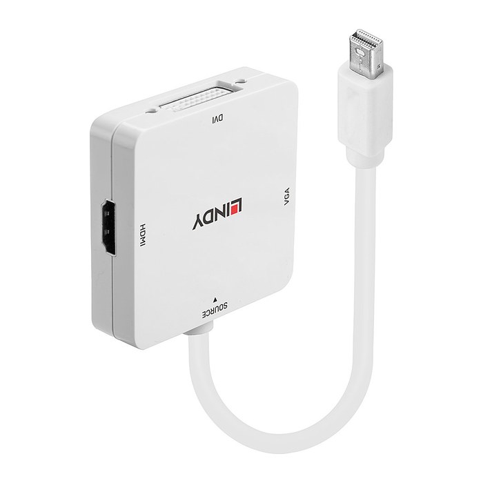 LINDY Adapter Mini-DisplayPort an HDMI 4K30/DVI/VGA