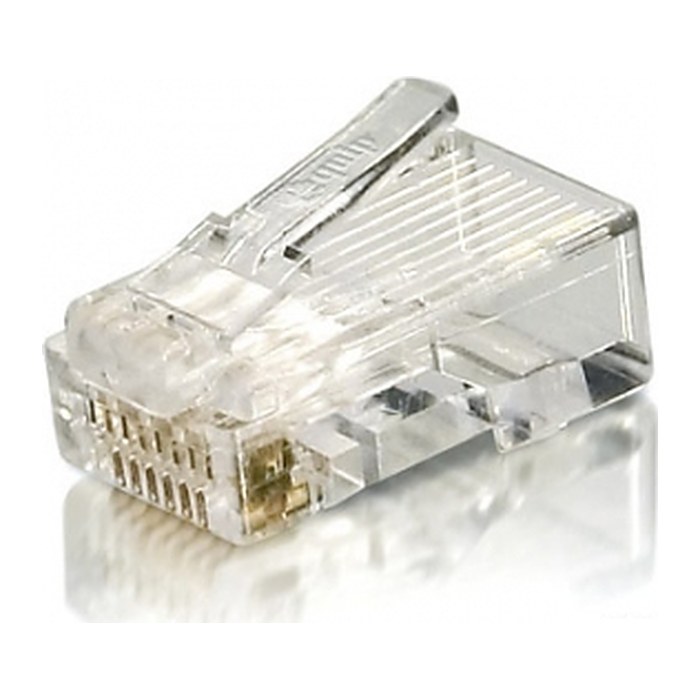 Equip Stecker Cat6 ungeschirmt RJ45 Premium 100Stk transp.