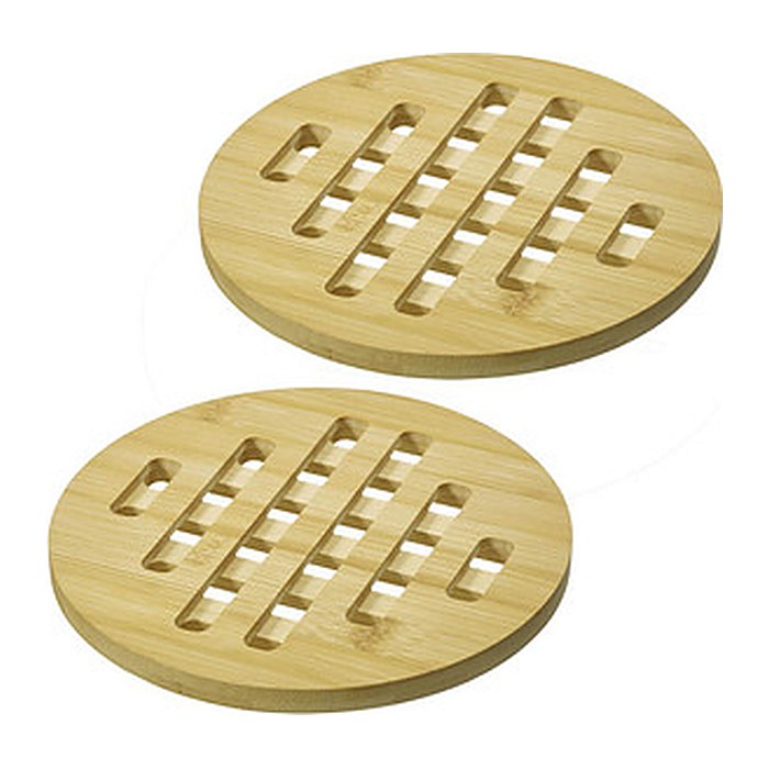 WESTMARK Untersetzer Tapas + Friends hellbraun Ø 20,0 cm, 2 St.