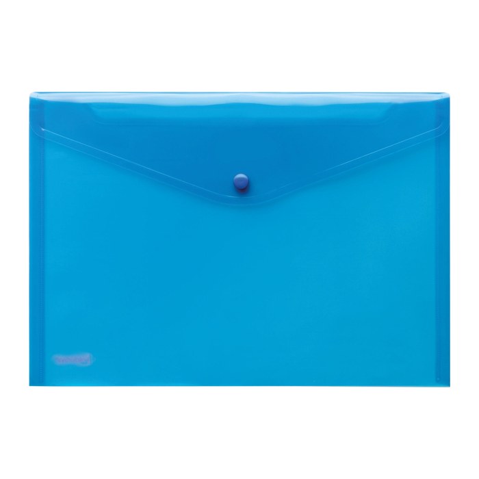 FolderSys Dokumententaschen DIN A4 blau glatt 0,20 mm, 10 St.