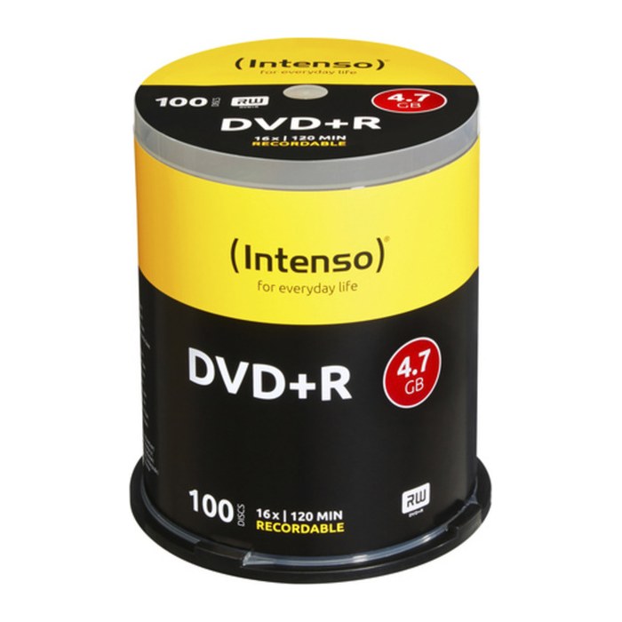 DVD+R Intenso 4,7GB 100pcs Cake Box 16x