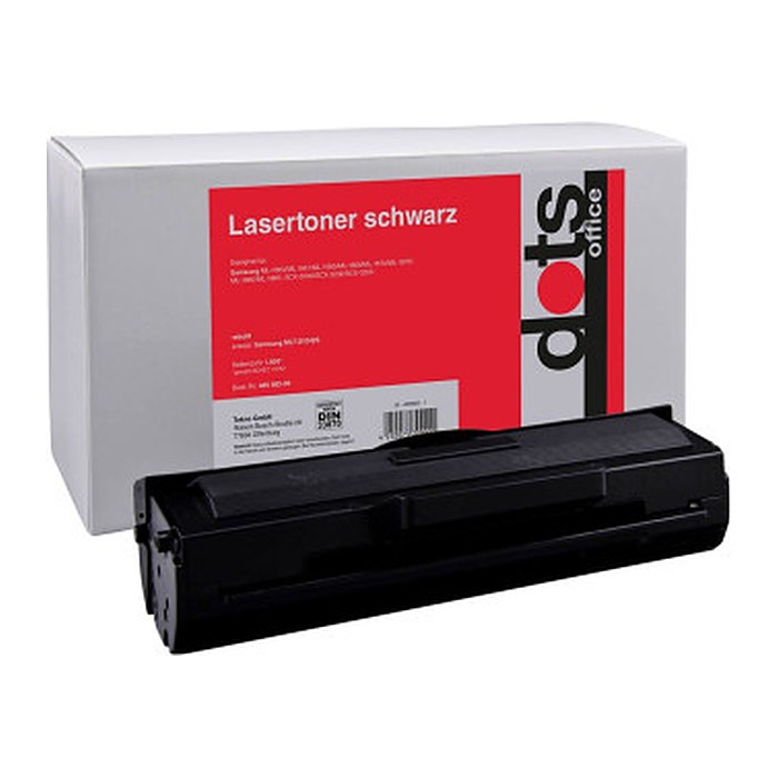 dots  schwarz Toner kompatibel zu SAMSUNG MLT-D1042s (SU737A)