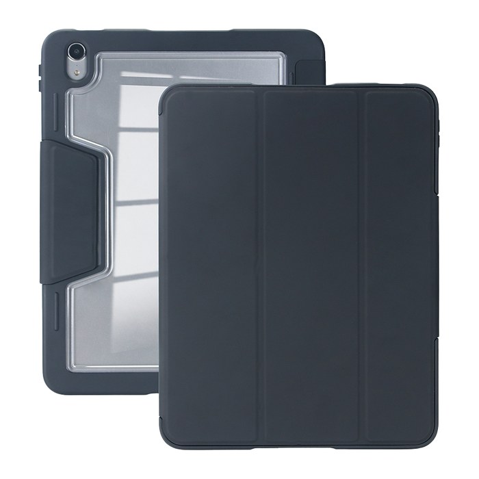 DEQSTER Rugged Case #RT2 Tablet-Hülle für Apple iPad Air 13" (M2), iPad Air 13" (M3) schwarz