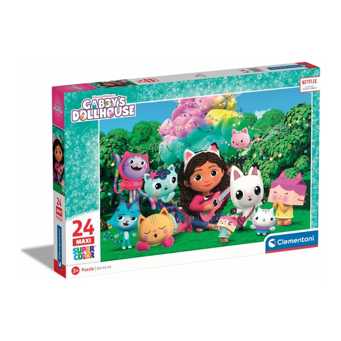 Clementoni Gabbys Dollhouse Puzzle, 24 Teile