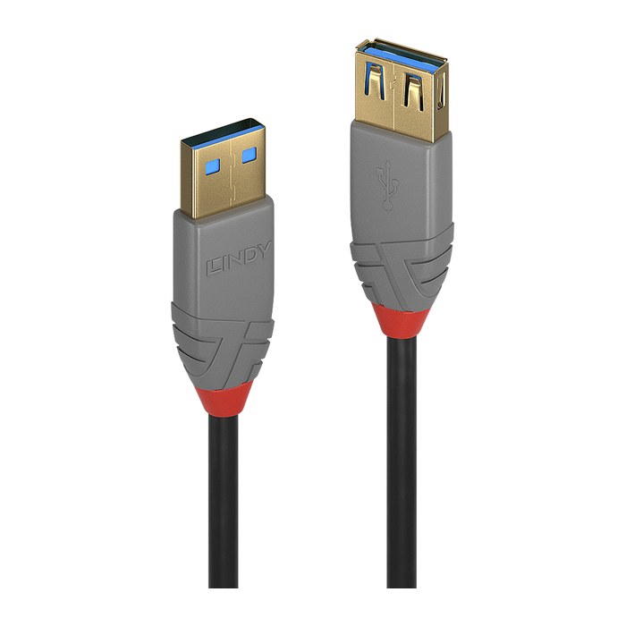 LINDY USB 3.0 Verlängerung Typ A/A Anthra Line M/F 0.5m