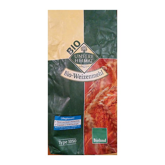 UNSERE HEIMAT Bio Bioland Weizenmehl Type 1050 1,0 kg, 1 St.