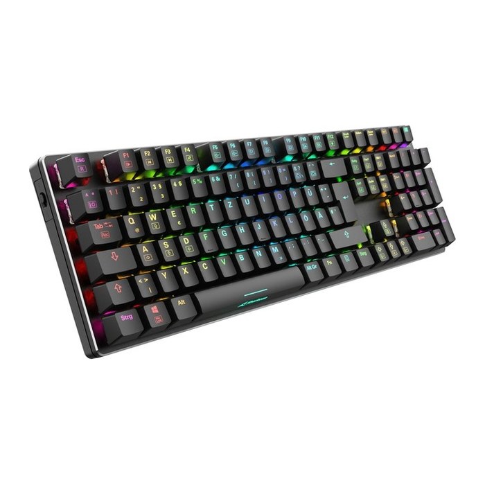 Sharkoon Gaming Tastatur Skiller SGK36W schwarz DE
