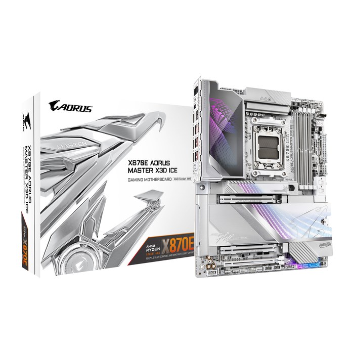Gigabyte X870E AORUS MASTER X3D ICE (X870,AM5,ATX,DDR5)