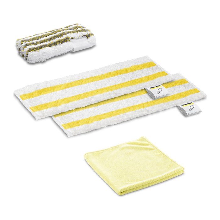 KÄRCHER Starter Wischbezüge-Set für Dampfreiniger sonstige Fasern, 1 Set