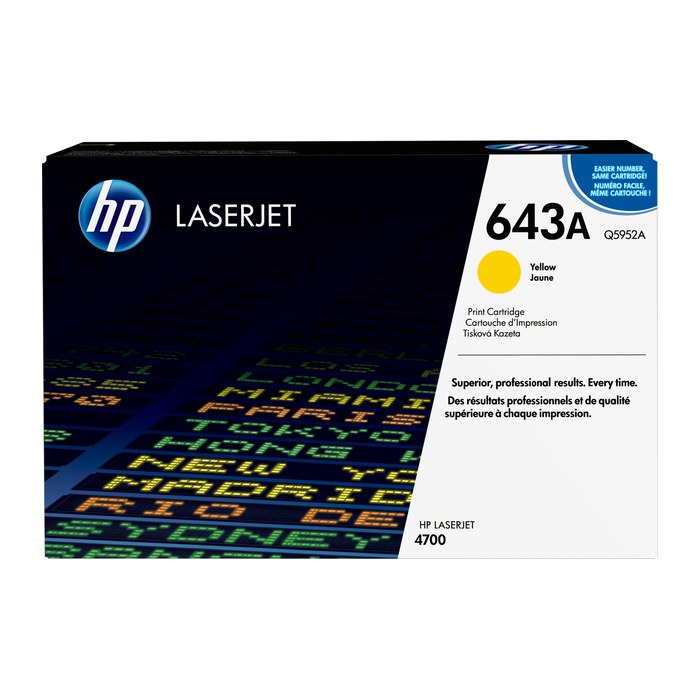 HP 643A (Q5952A) gelb Tonerkartusche