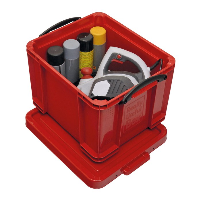 Really Useful Box Aufbewahrungsbox 35,0 l rot 48,0 x 39,0 x 31,0 cm, 1 St.