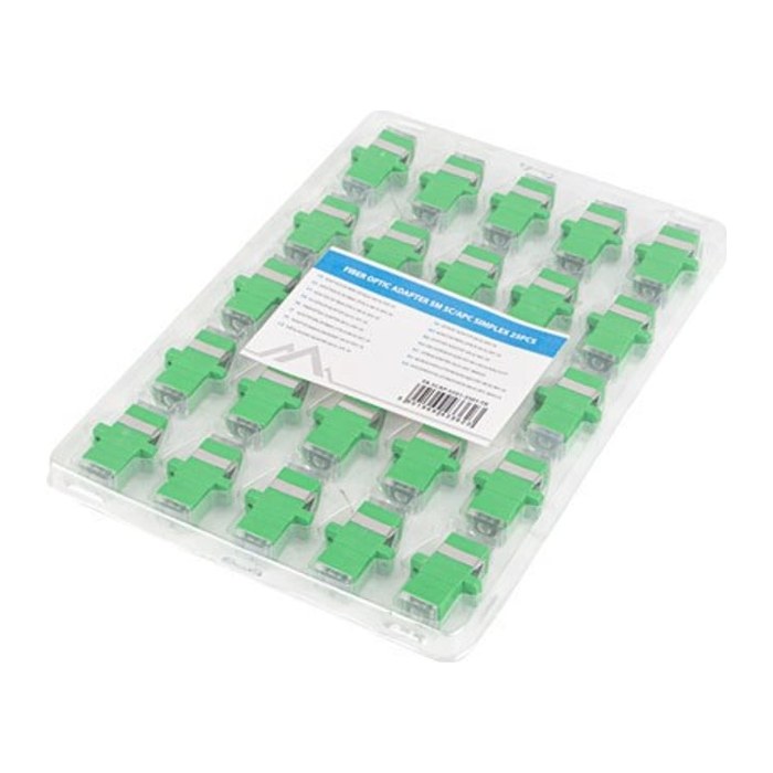 LANBERG Fiber Optic Adapter SM SC/APC SIMPLEX (25 Stück)