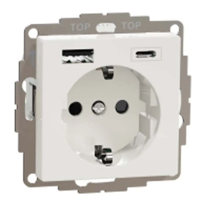 MERTEN MEG2367-0319 Steckdose mit USB-Anschluss, 1 St.