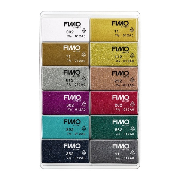 FIMO Mod.masse Effect Sparkle 12er-Set Glitter retail