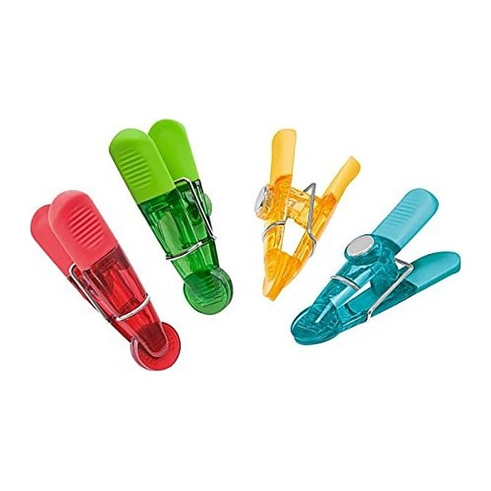 WEDO GLOSSY Magnete farbsortiert, Kunststoff 8,4 x 4,0 x 2,1 cm, 4 St.