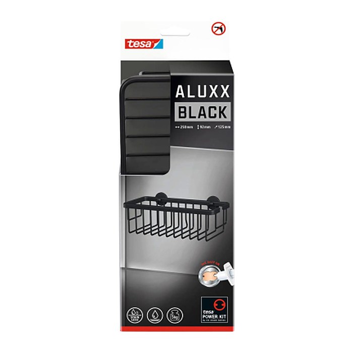 tesa ALUXX Duschkorb Aluminium