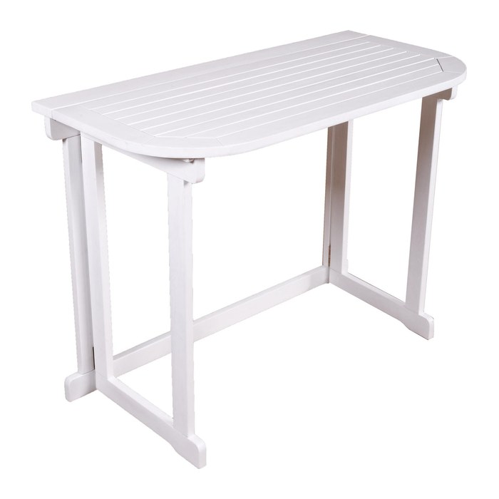 Garden Pleasure Gartentisch MANILA weiß rechteckig 76,0 x 100,0 x 50,0 cm