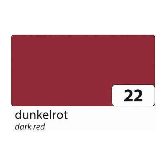 folia Bastelfilz dunkelrot 10 Bogen