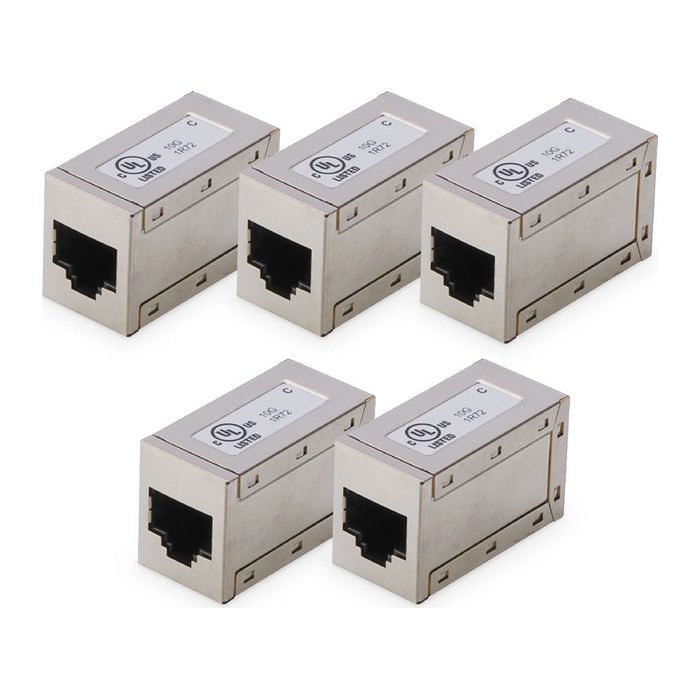 DIGITUS modulare Kupplung, CAT 6, geschirmt - 5 Stk.