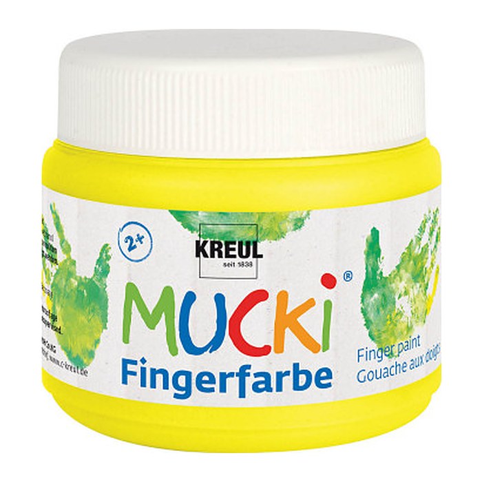 KREUL MUCKI Fingerfarbe gelb 150,0 ml, 1 St.