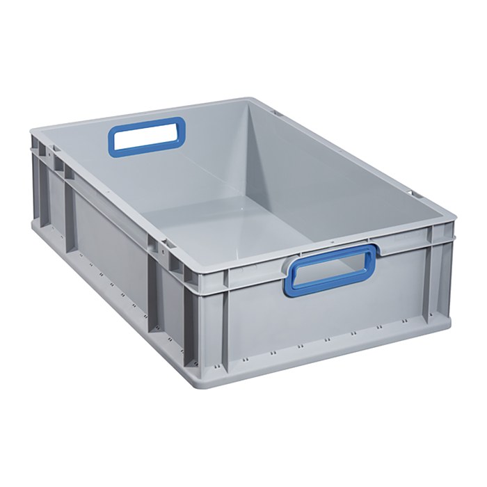 Allit ProfiPlus Eurobox grau, blau 40,0 x 60,0 x 17,0 cm, 1 St.