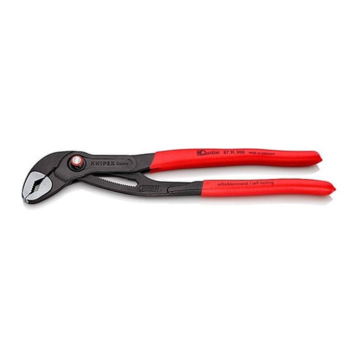 KNIPEX Wasserpumpenzange Cobra® QuickSet 87 21 300, Länge: 30,0 cm, 1 St.