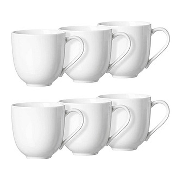 Ritzenhoff & Breker Kaffeebecher Skagen weiß 440,0 ml, 6 St.