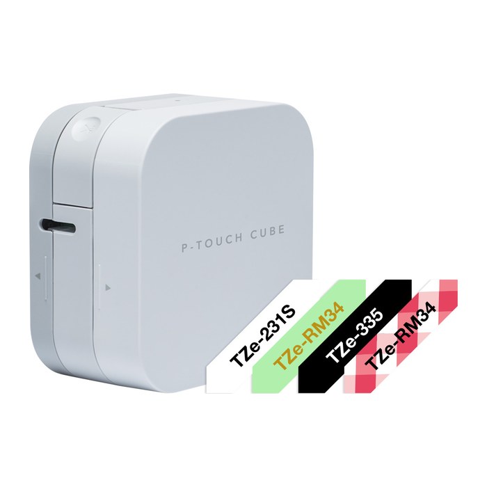 brother P-touch Cube P300BT Beschriftungsgerät weiß, grau
