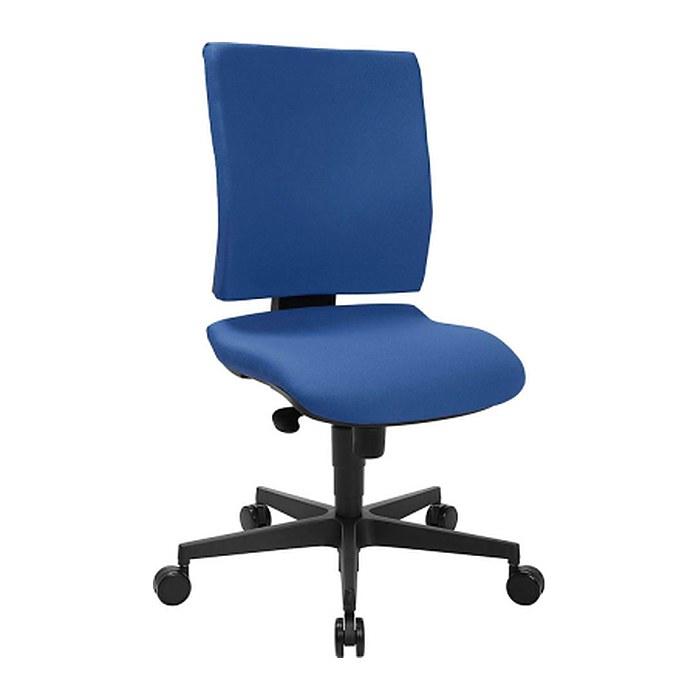 Topstar Bürostuhl Syncro CLEAN, SN900 MS6 Stoff blau, Gestell schwarz