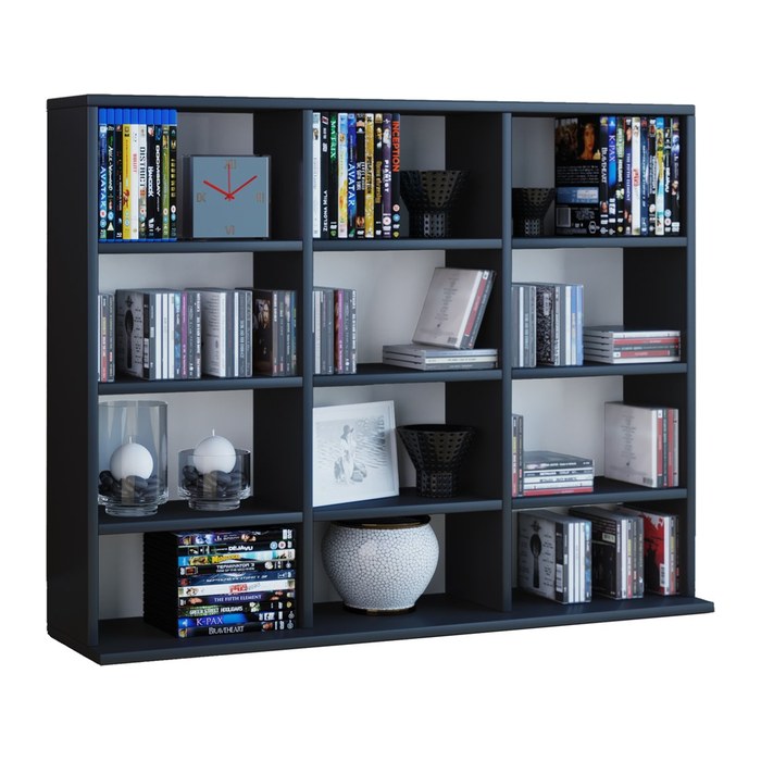 VCM my home Bücherregal Megosa Mini schwarz 102,0 x 23,0 x 83,0 cm, 1 St.