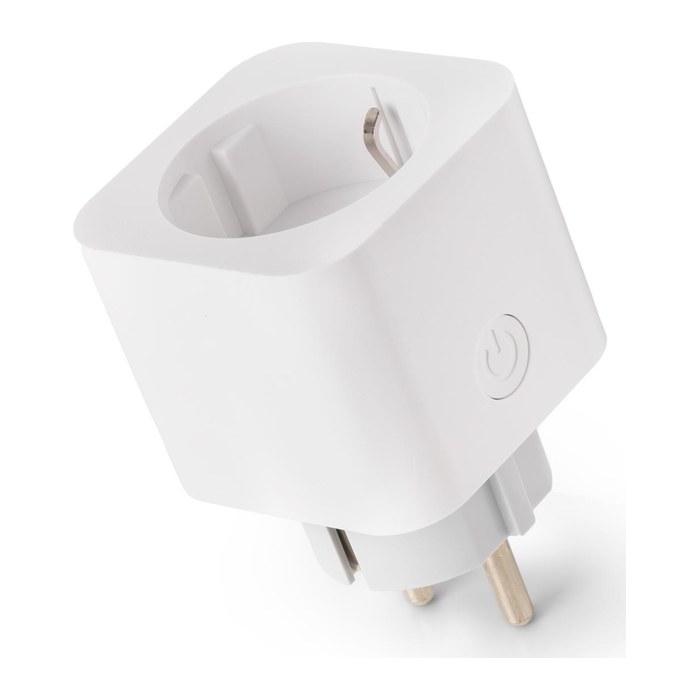 Entac WIFI Steckdosenadapter mit Leistungsmesser weiß