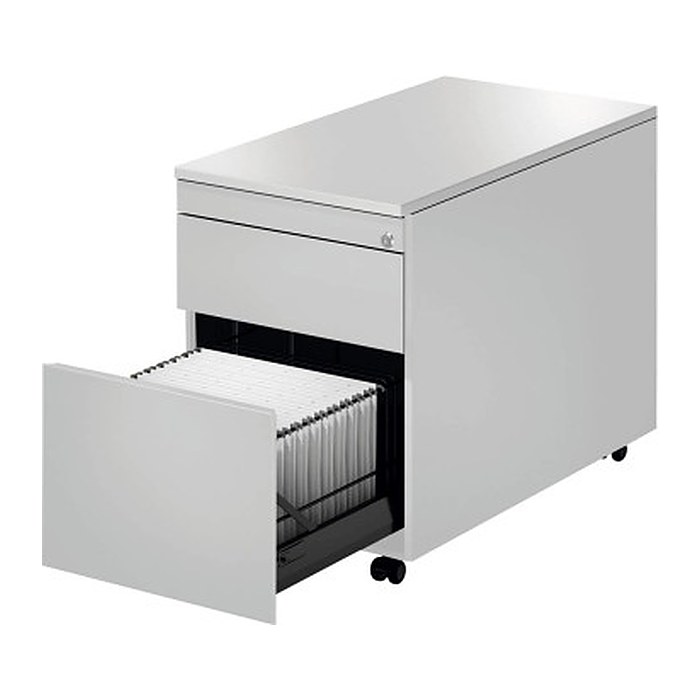 mauser Rollcontainer lichtgrau 3 Auszüge 41,7 x 80,0 x 57,9 cm