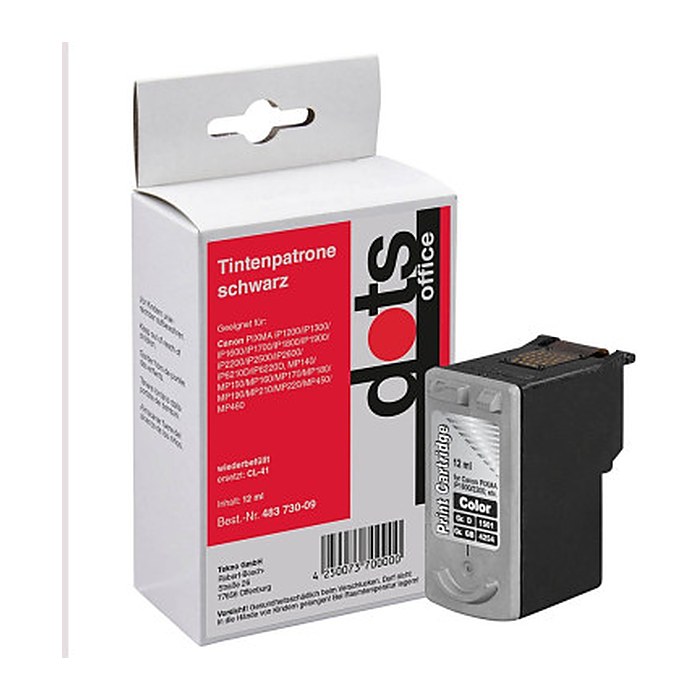 dots color Druckerpatrone kompatibel zu Canon CL-41