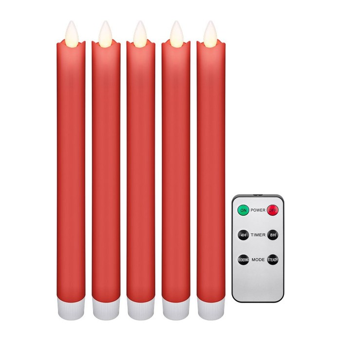goobay LED-Kerzen rot