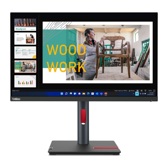 Lenovo ThinkVision P24q-30 Monitor 61,0 cm (24,0 Zoll) schwarz