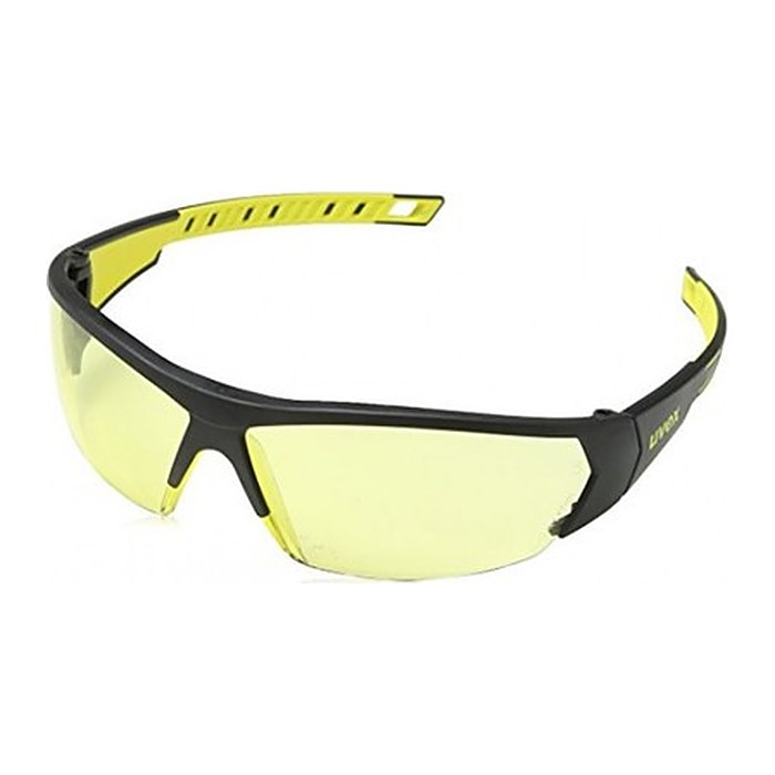 uvex Schutzbrille i-works 9194 schwarz, gelb, 1 St.