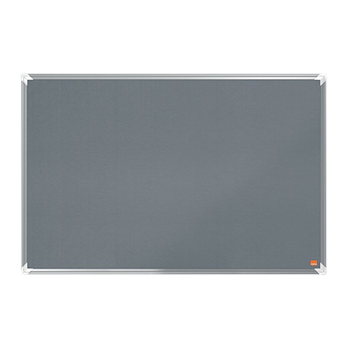 nobo Pinnwand Premium Plus 90,0 x 60,0 cm Textil grau