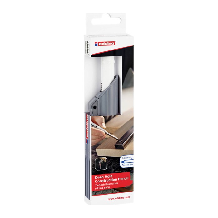 edding 8880 Tieflochmarker-Bleistift weiß, 1 Set