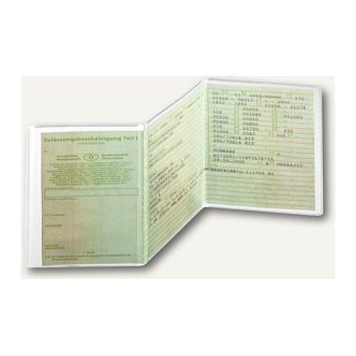 DURABLE Dokumentenhüllen transparent 21,0 x 10,5 cm, 10 St.