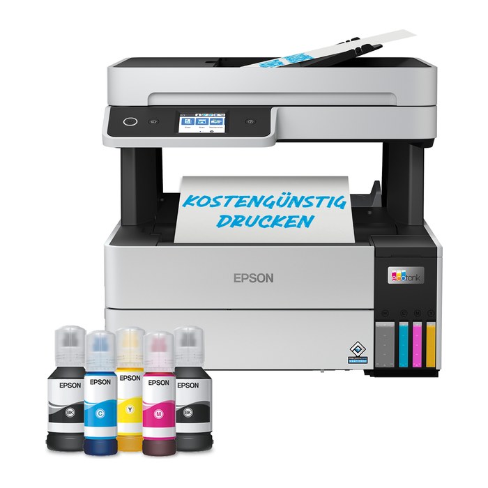 AKTION: EPSON EcoTank ET-5150 3 in 1 Farb-Tintenstrahl-Multifunktionsdrucker grau mit 40 Euro CashBack
