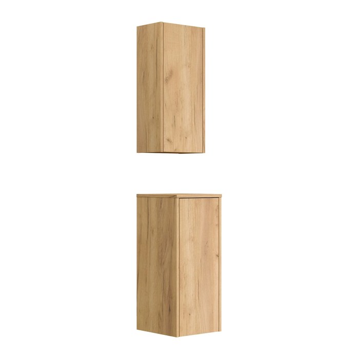 POSSEIK Badmöbel-Set LIMES 2er eiche gold