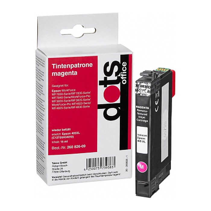 dots magenta Druckerpatrone kompatibel zu EPSON 405XL M