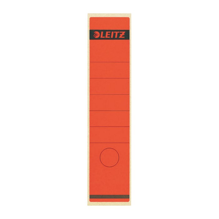 LEITZ Ordneretiketten 1640 rot für 8,0 cm Rückenbreite, 10 St.