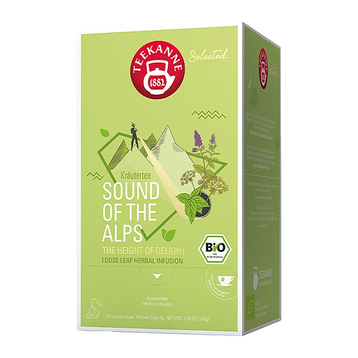 TEEKANNE Bio Luxury Cup Sound of the Alps Bio-Tee 25 Portionen
