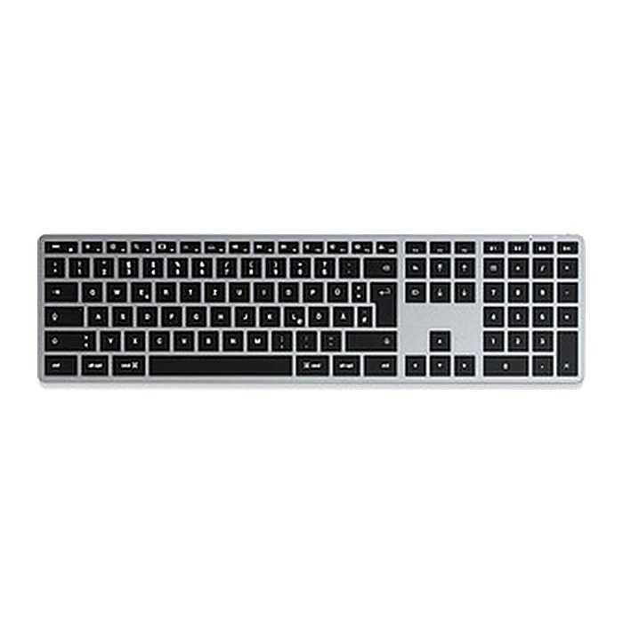 SATECHI SLIM X3 Tastatur kabellos grau, silber
