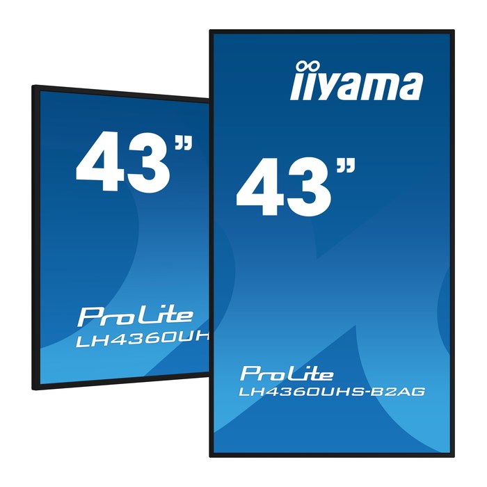 iiyama ProLite LH4360UHS-B2A UHD-Display, schwarz, 108,0 cm (43,0 Zoll)