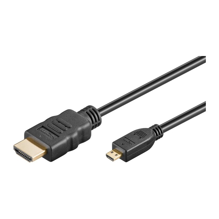 goobay HDMI /Micro HDMI Kabel 3,0 m schwarz, 1 St.