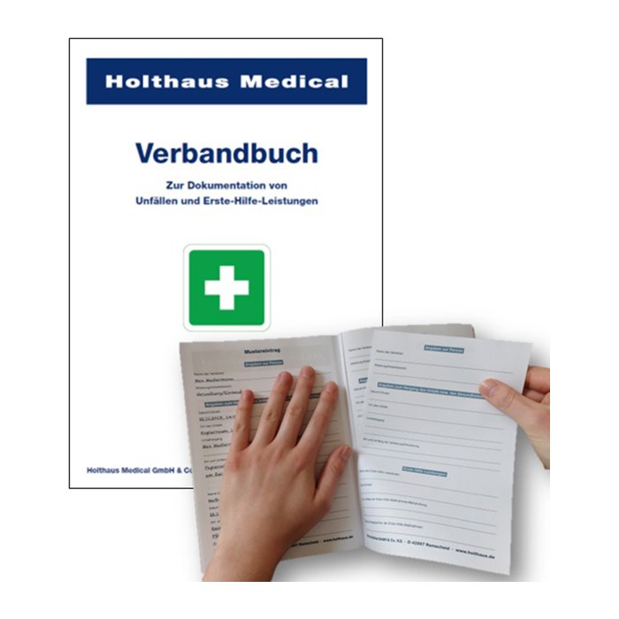 Holthaus Medical Erste-Hilfe-Verbandbuch, 1 St.