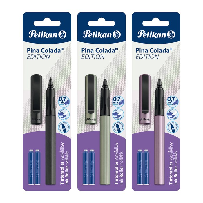 Pelikan Tintenroller Pina Colada Edition farbig sortiert